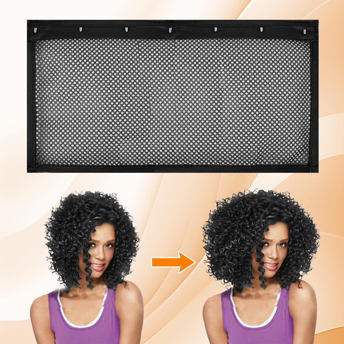 CRUIFU close-up of breathable polyester mesh highlighting airflow benefit