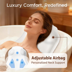 Cryoka back view with 34 suction cups for secure tub adhesion and stability