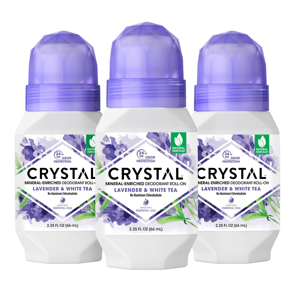 Crystal Essence front packaging showing bottle and scent clarity