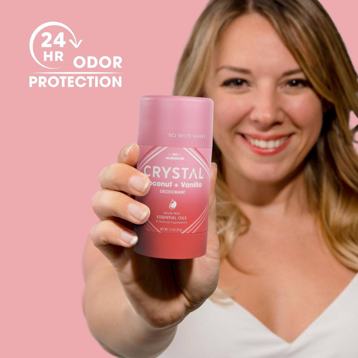 Crystal Essence product label showing ingredient highlights and magnesium use