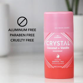 Crystal Essence stick open demonstrating easy application benefit