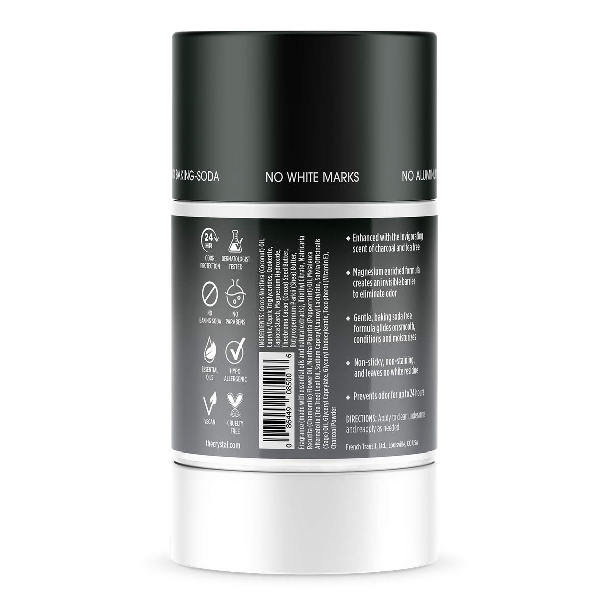 Crystal Essence open stick texture showing smooth glide for easy application
