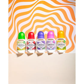 Crystal Essence packaging with ingredient list for transparency and safety