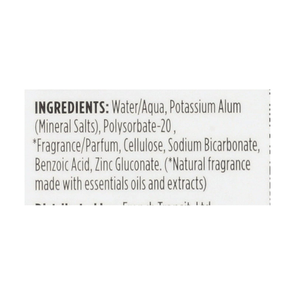 Crystal Essence roll-on applied to underarm demonstrating easy non-sticky protection
