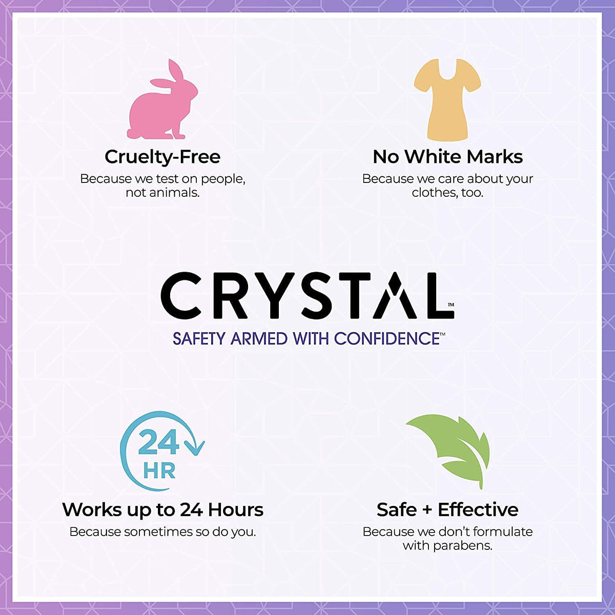 Crystal Essence pack of five arrangement conveying value and backup benefit