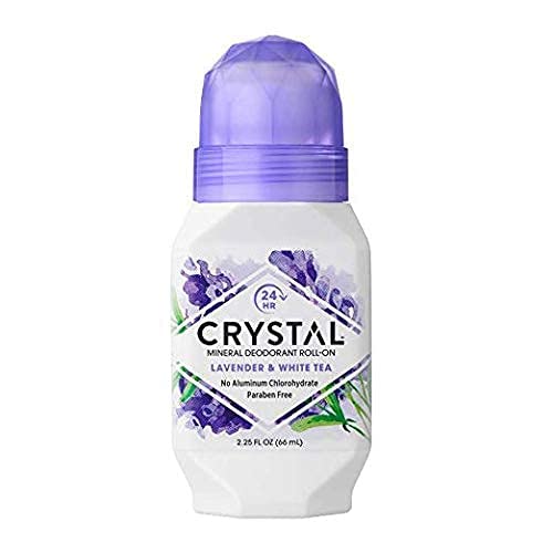 Crystal Essence roll-on application close-up demonstrating easy apply benefit