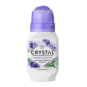 Crystal Essence roll-on application close-up demonstrating easy apply benefit