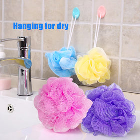 Cshangzei loofah creating rich lather in shower for efficient soap use