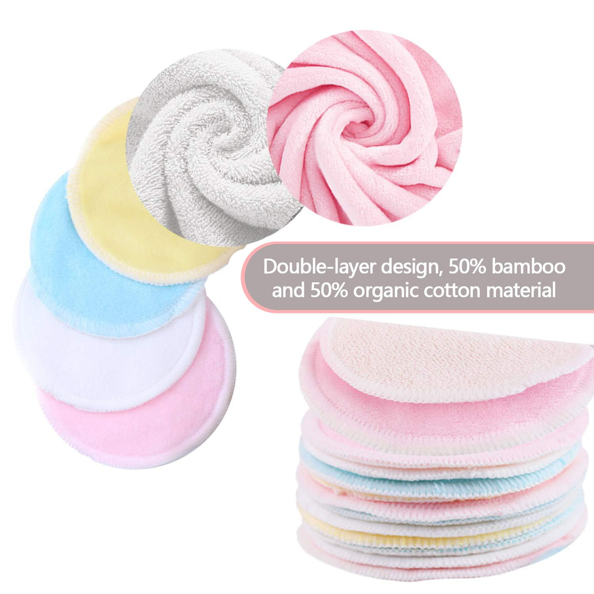 CT CAPETRONIX fabric texture close-up displaying bamboo-cotton softness for gentle cleansing