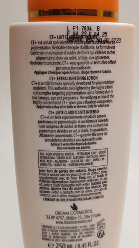 CT+ Clear Therapy cream, lotion and serum close-up showing texture and consistency