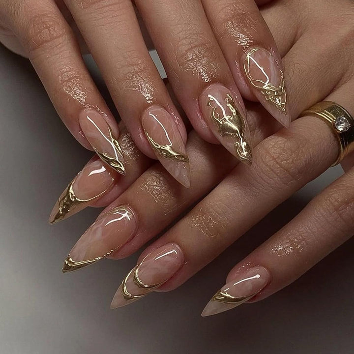 CTTHNBD front packaging showing 24-piece almond set for quick manicures