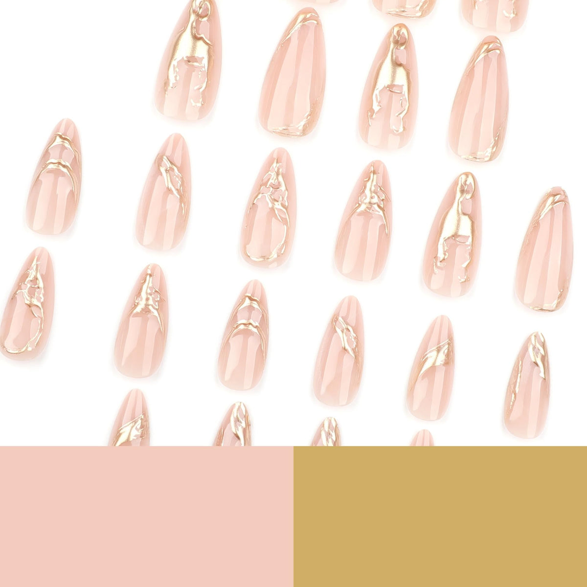 CTTHNBD laid-out 24 nails displaying size variety for better fit