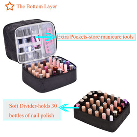 CTWWFS in use on a table with polishes and lamp demonstrating portability