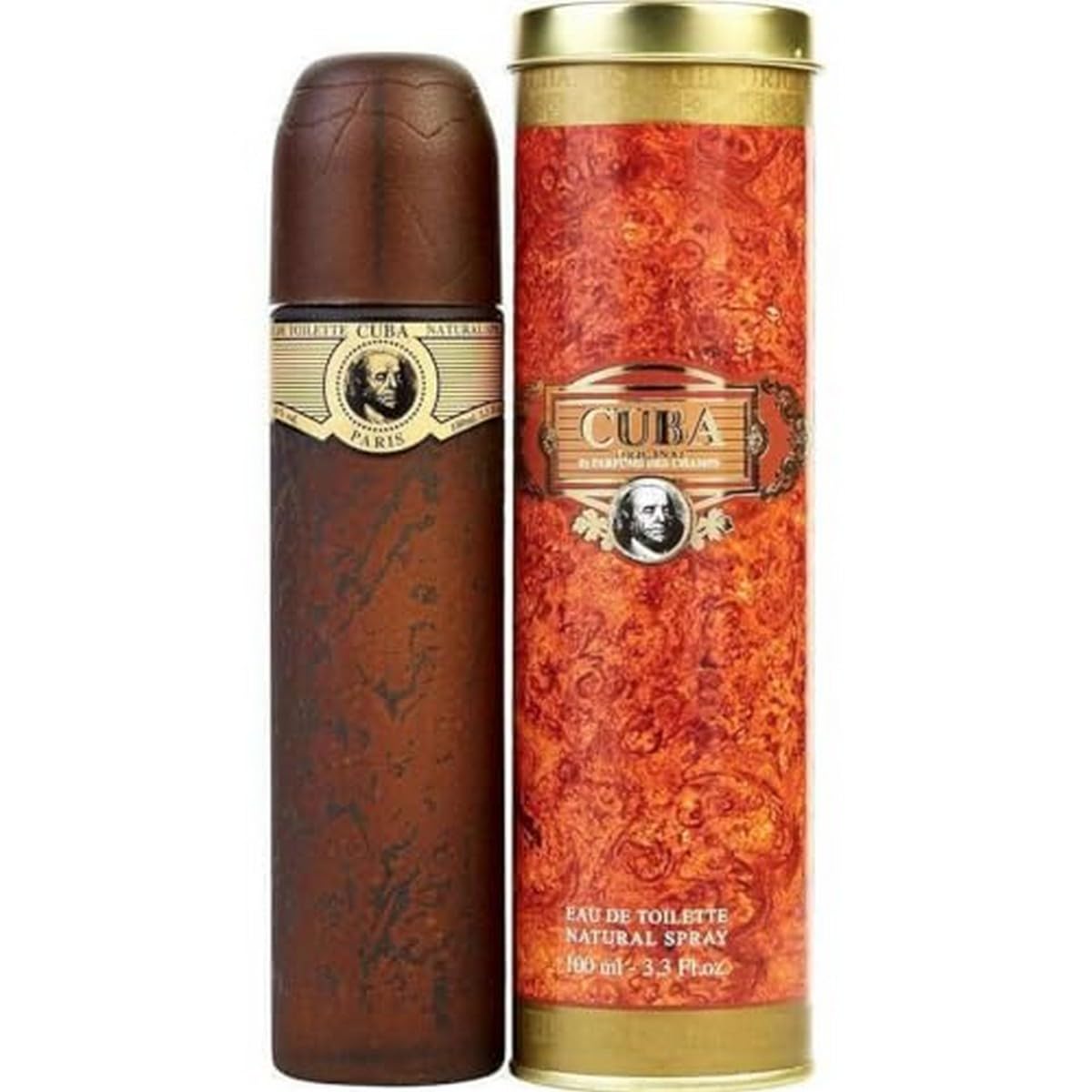 Cuba Gold front bottle shot showing packaging and warm vanilla-amber appeal