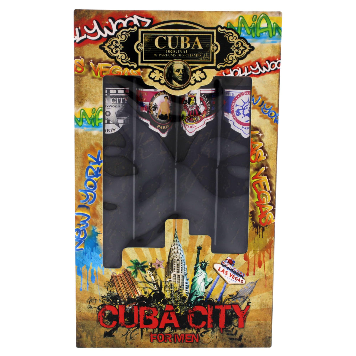 Cuba New York label shot displaying brand and clean metropolitan appeal