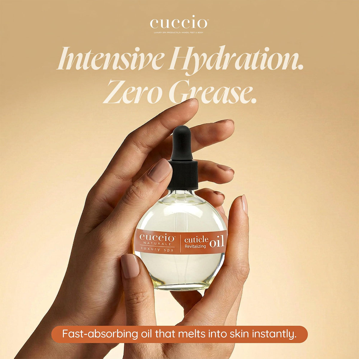 Cuccio before and after nails illustrating improved cuticles and stronger nails