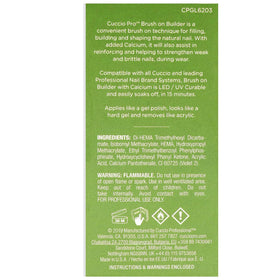 Cuccio builder gel in salon setting demonstrating professional, long-lasting benefit