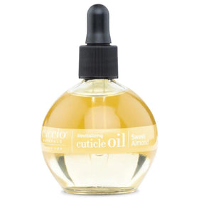 cuccio front packaging bottle showing elegant cuticle oil bottle and size