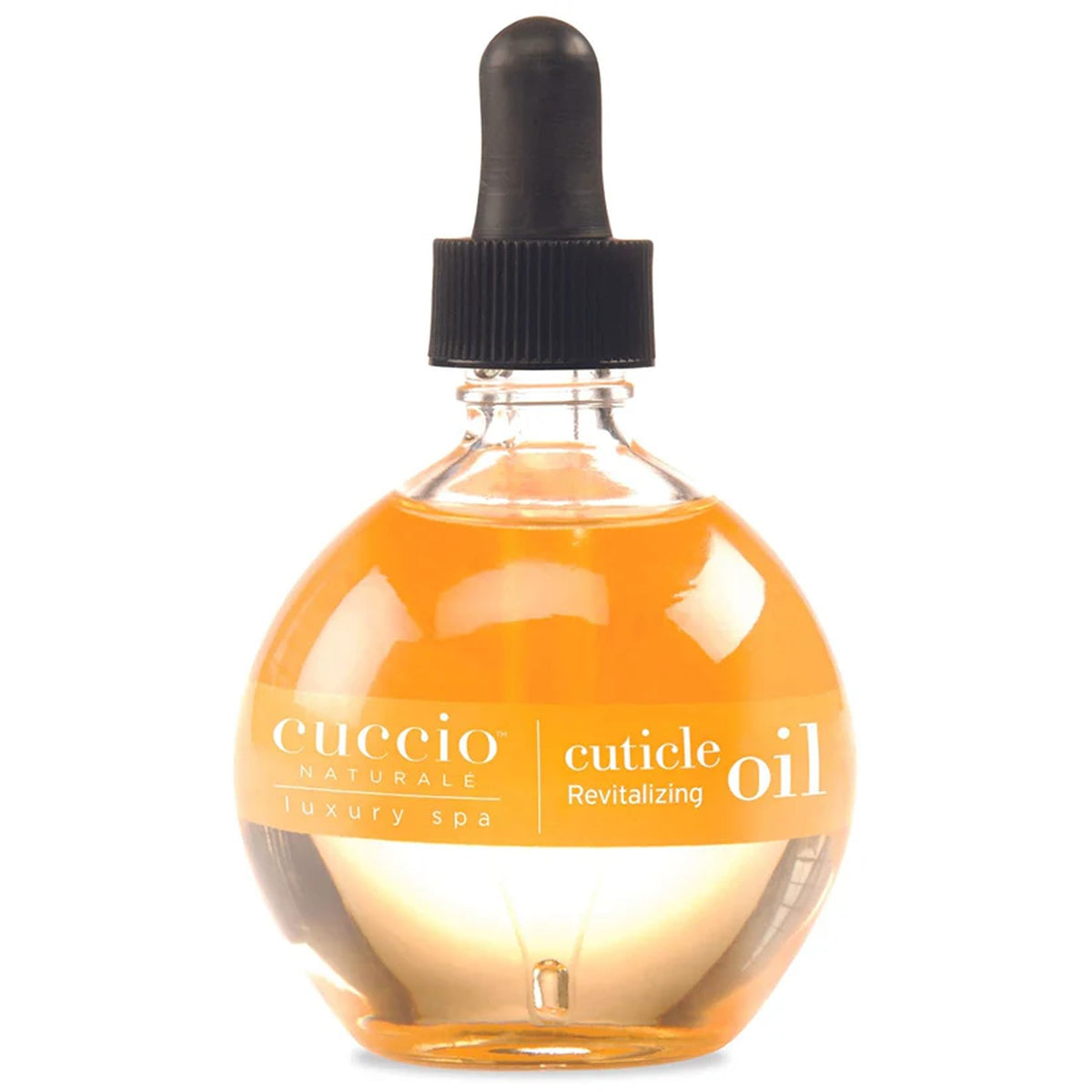 Cuccio front packaging showing bottle and branding with hydration benefit