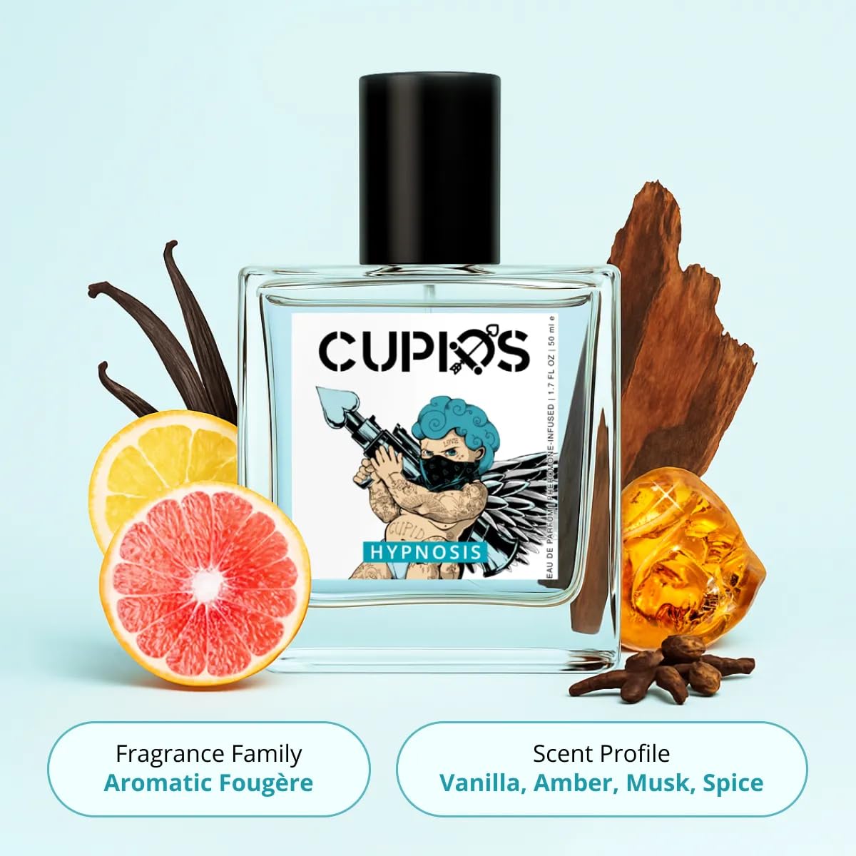 Cupids Hypnosis 2.0 nozzle close-up highlighting fine mist for controlled application