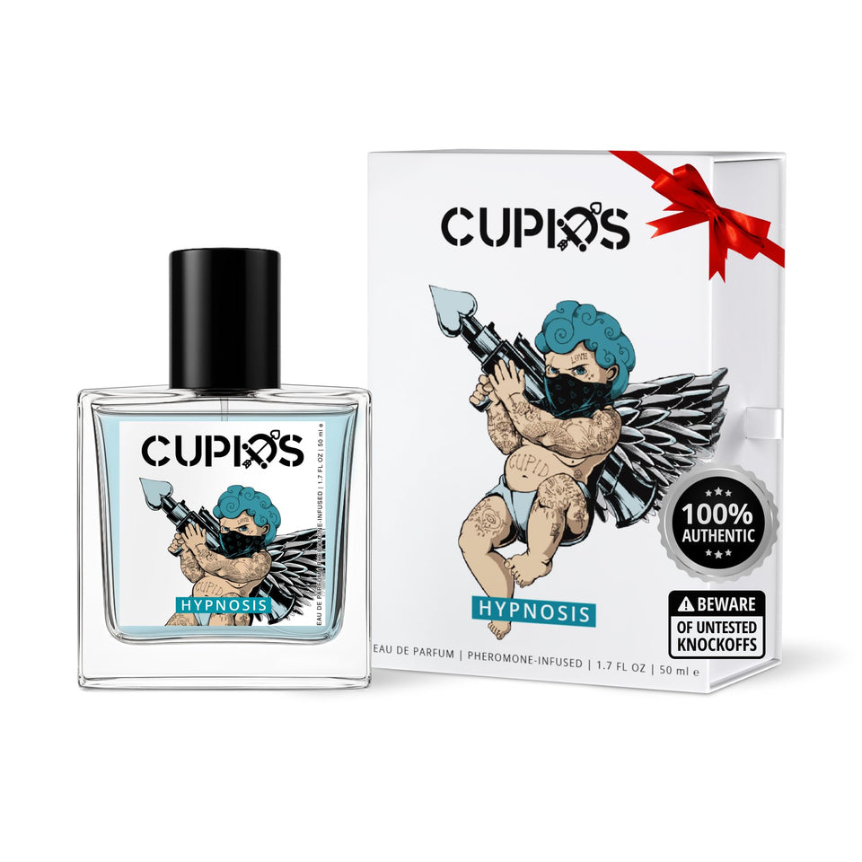 Cupids Hypnosis 2.0 front bottle view showing sleek design and refined style