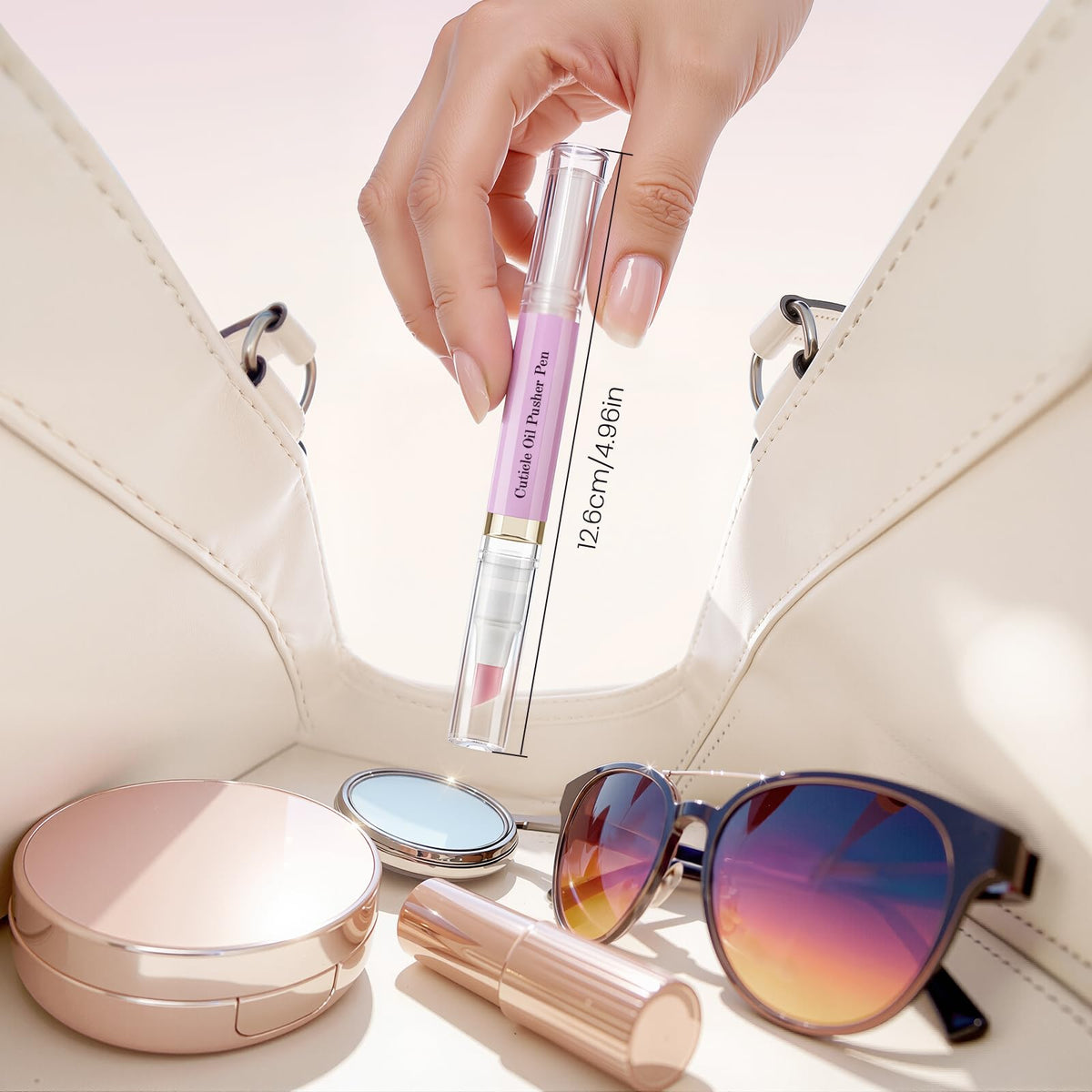 Cupofpet pen inside travel pouch highlighting portability for on-the-go care