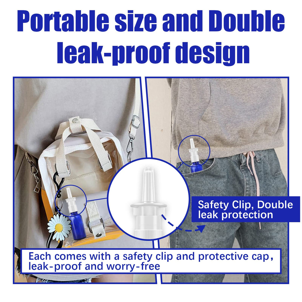 Cupohus bottle shown in hand for scale, demonstrating compact travel-friendly size