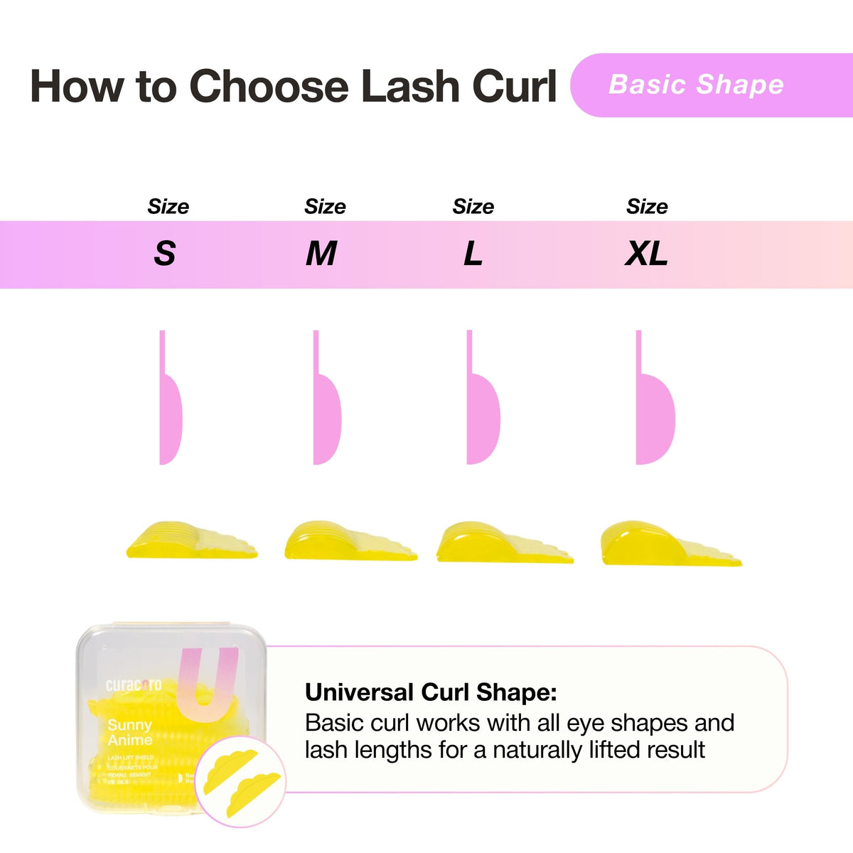 CURACORO in-use application placing lashes onto the rod for controlled lifting
