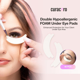 CURACORO product label close-up indicating made in Canada and hypoallergenic materials benefit