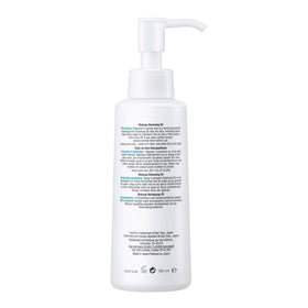 Curel before after makeup removal showing visible makeup breakdown