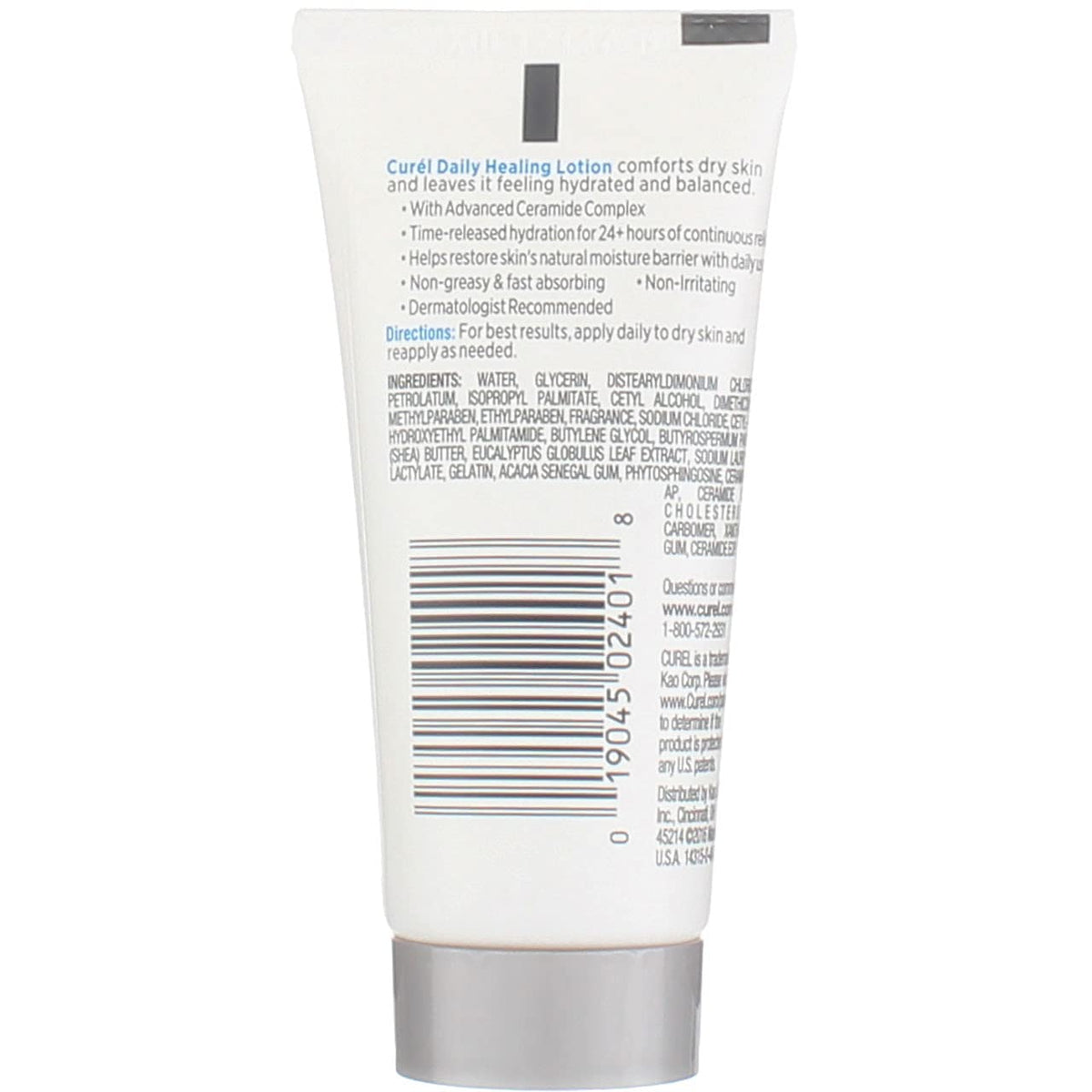 Curel daily healing lotion travel usage in purse illustrating on-the-go hydration and convenience