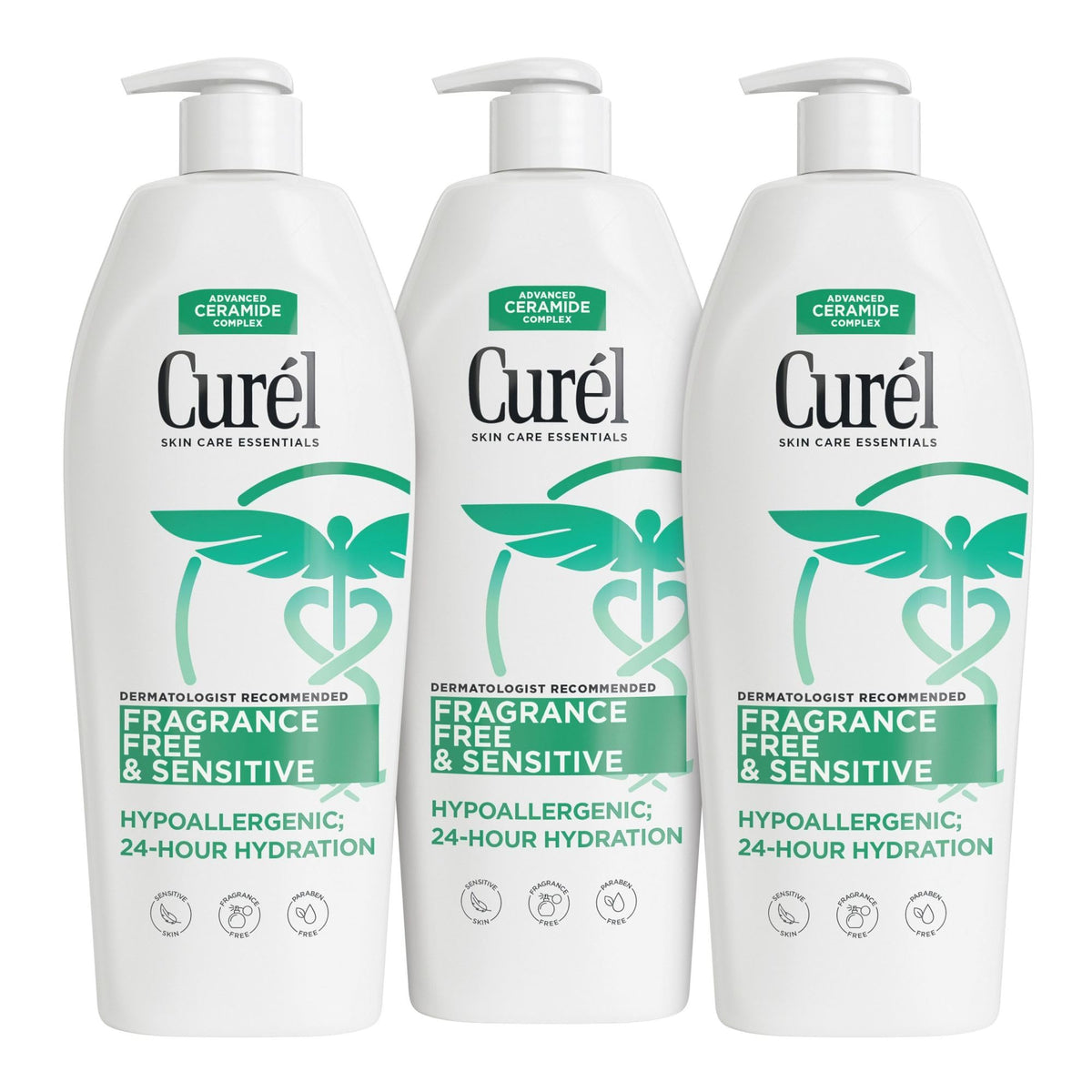 Curel front packaging 13 oz showing clean design and gentle care