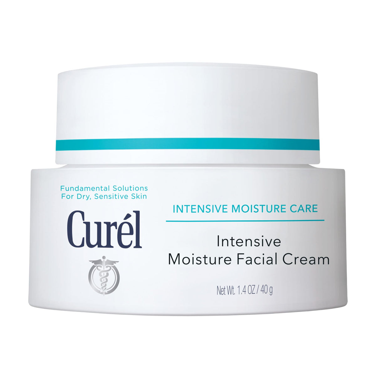 Curel front packaging showing the intensive face cream and calming benefits