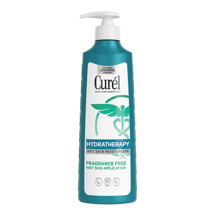 Curel front packaging showing 12 fl oz bottle and brand clarity
