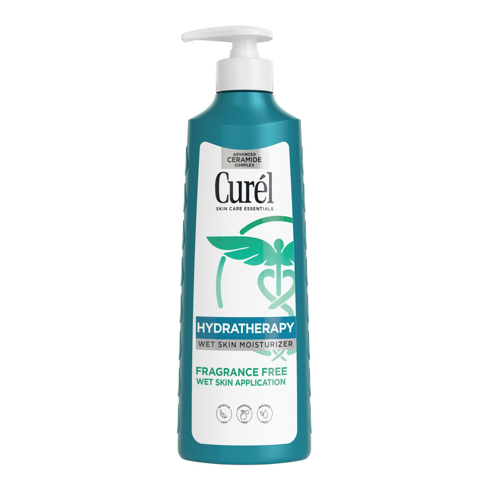 Curel front packaging showing 12 fl oz bottle and brand clarity