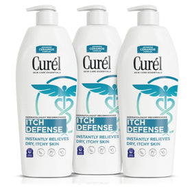 Curel front packaging showing soothing lotion and product name benefits