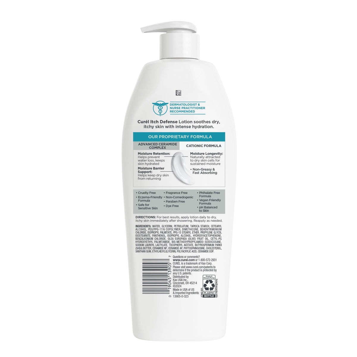 Curel lotion on bedside table in lifestyle scene for easy nightly skincare routine benefit