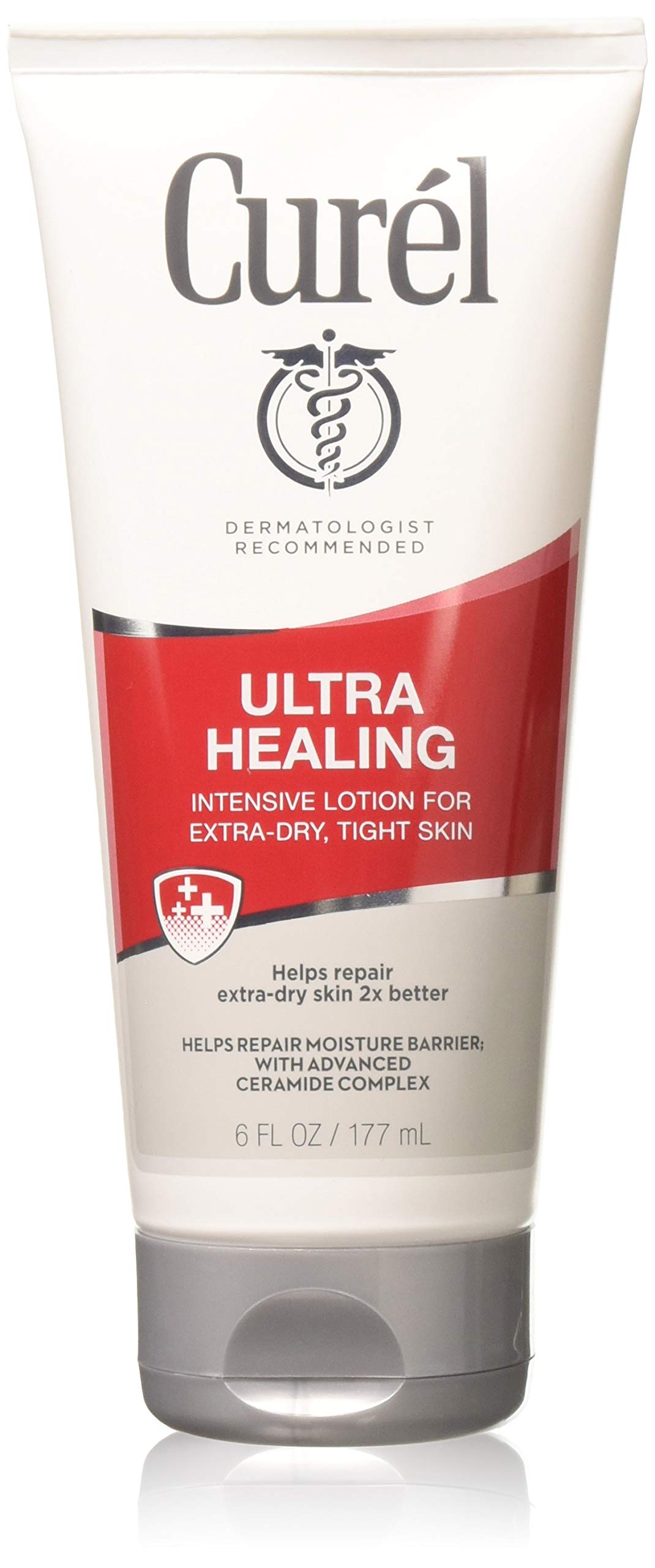 Curel Ultra Healing front packaging showing 6 oz tube and clear labeling for quick selection