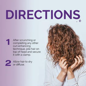 Curl Keeper clips securing fine hair without slipping or causing flattening