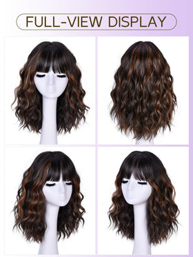 CURLCRAZY bangs and hairline detail creates natural face framing