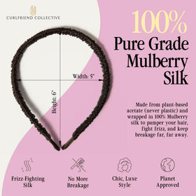 Curlfriend Collective profile shot showing comfort curve design for stable, gentle fit
