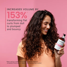 CURLSMITH before and after curls showing fuller, plumper results