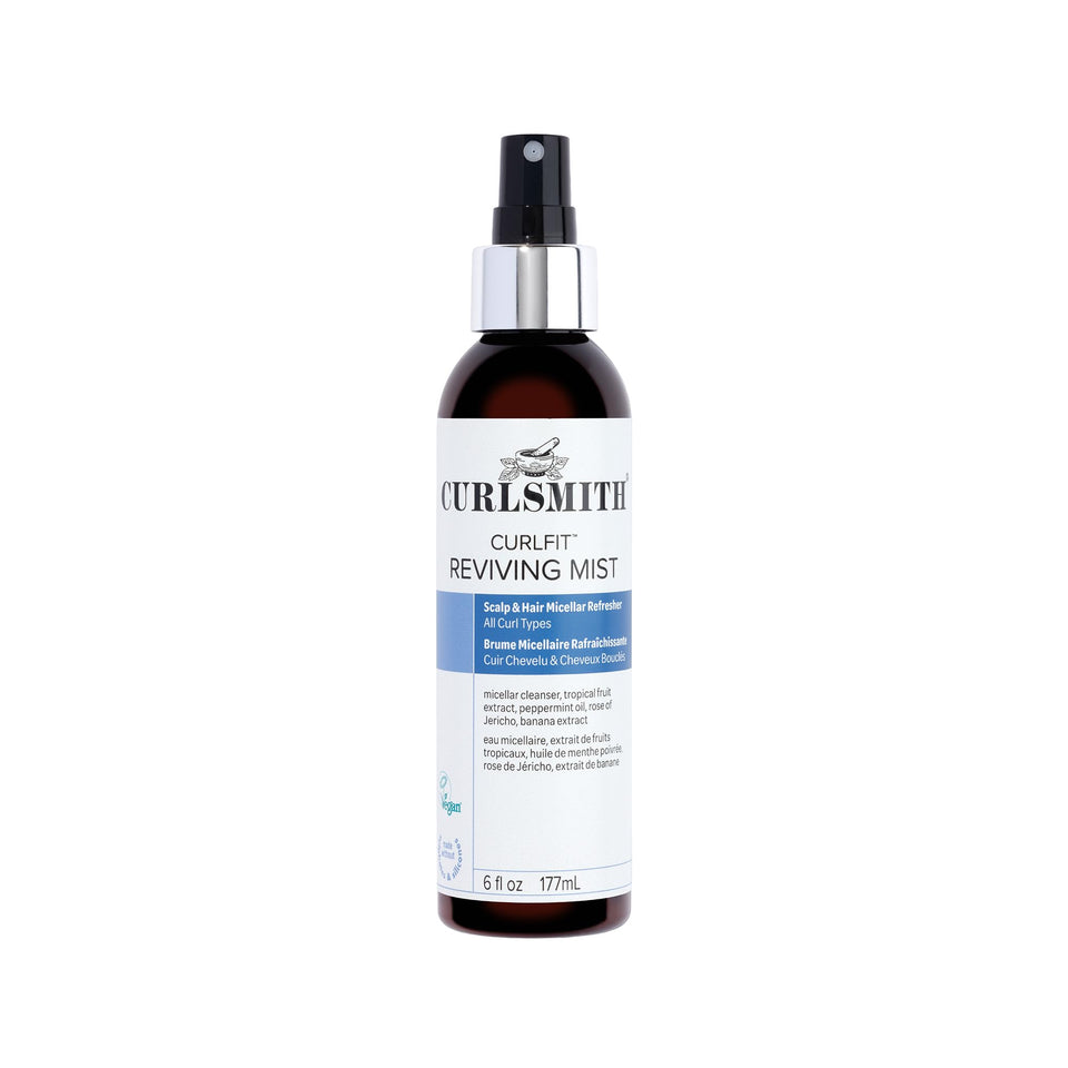 CURLSMITH front bottle showing CurlFit packaging and benefits