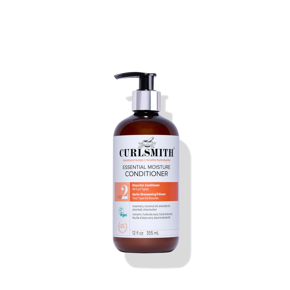 CURLSMITH front bottle showing brand and product for easy recognition and trust
