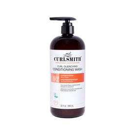 CURLSMITH front bottle of Curl Quenching Conditioning Wash showing label and size for clear identification