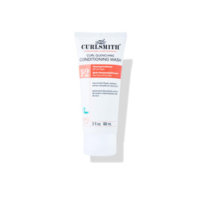 CURLSMITH front packaging showing co-wash benefits and travel size