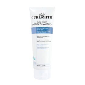 CURLSMITH front packaging shows 8 oz detox shampoo for clean curls