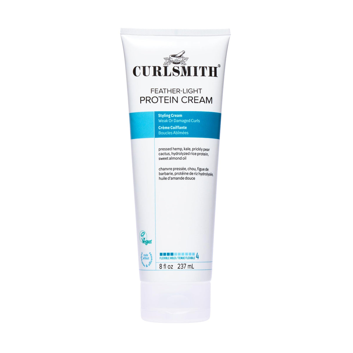 CURLSMITH front packaging showing jar and product name for quick identification and trust