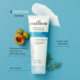 CURLSMITH open jar showing silky cream texture that moisturizes curls