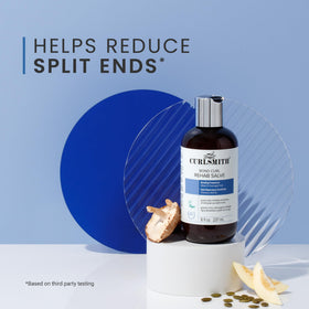 CURLSMITH label close-up showing directions and ingredient transparency benefit